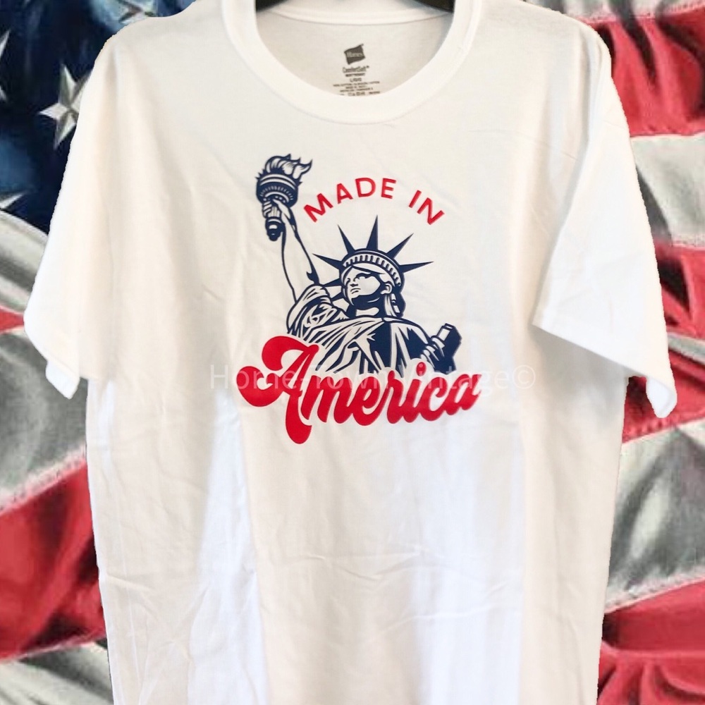 Made in America Graphic tee on Gildan Softstyle size L